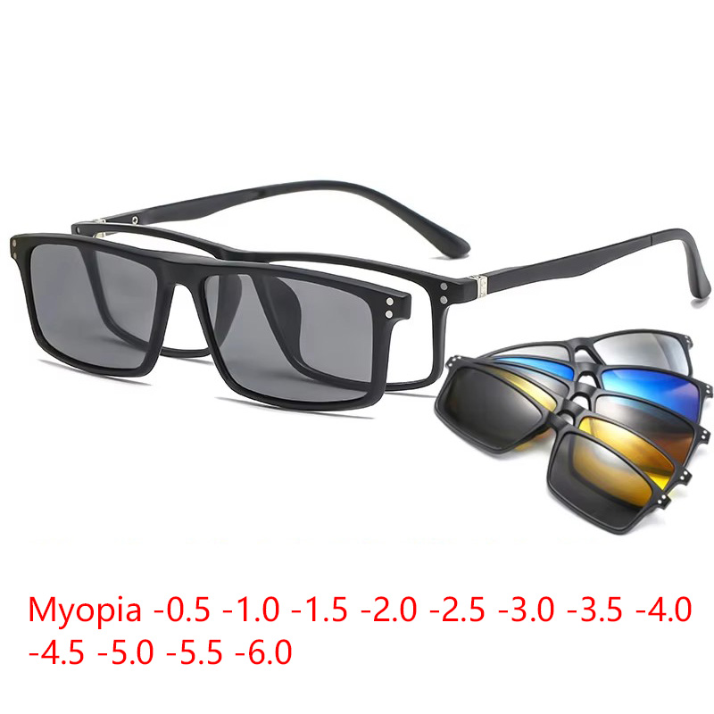 Reflector 5 In 1 - Miyopi Manyetik Güneş Gözlüğü Erkekler 5