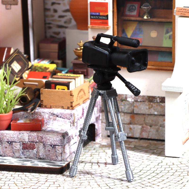 Photography Camera - Mini Video Kamera Tripod Modeli 1:12