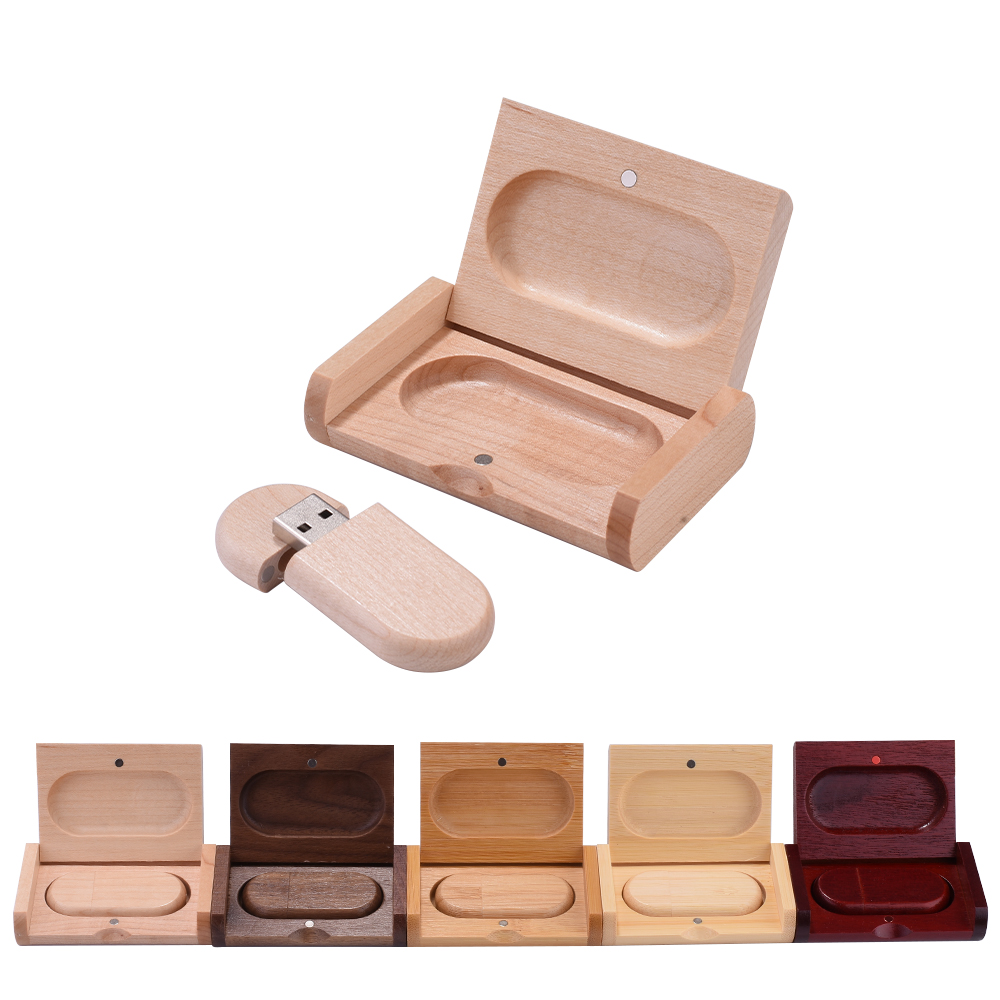 Photography Of Memories - Ahşap Kutulu USB 2.0 Flash Bellek