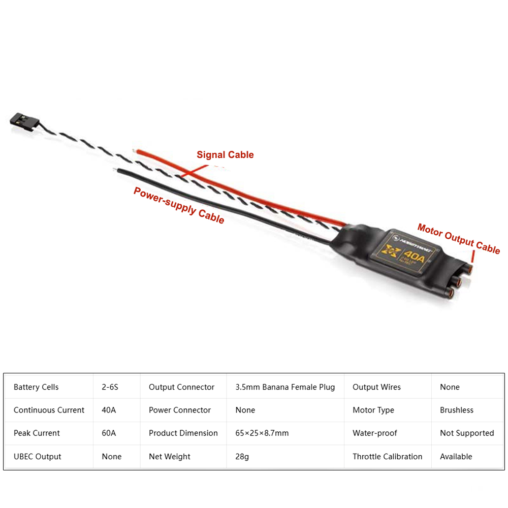 Hobbywing XRotor 40A Fırçasız  - Photography Types incelemesi ve fiyatı