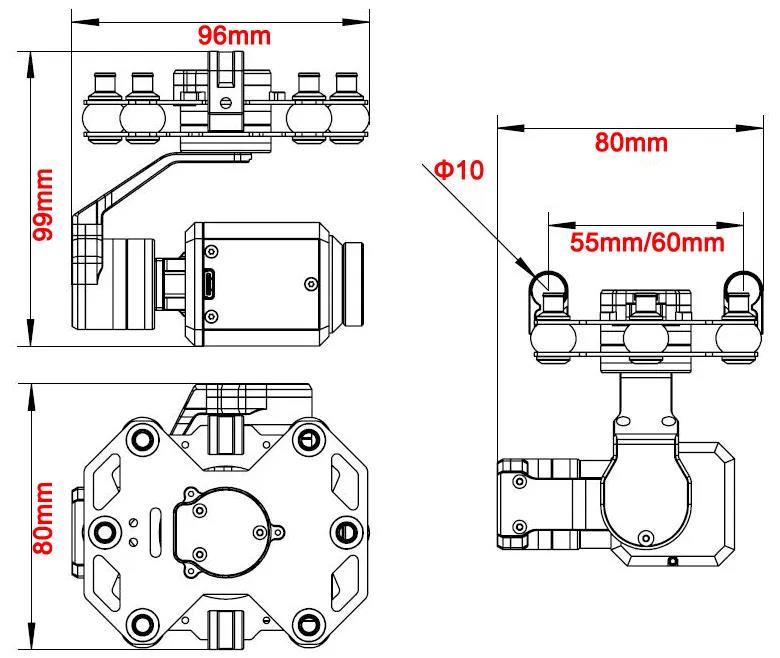 Tarot TL3T20 3 Eksenli Gimbal  - Photography Camera incelemesi ve fiyatı